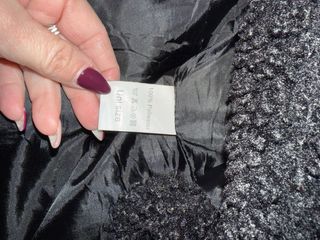 Pelliccia sintetica Conbipel nera taglia unica