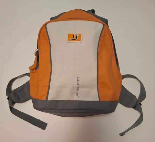 Mochila Jaslen naranja y beige