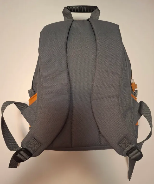 Mochila Jaslen naranja y beige