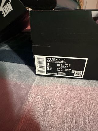 Nike Air Max 1 x Patta Negro Gris