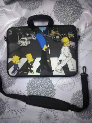 Maletín Neopreno Portátil Simpsons Abbey Road