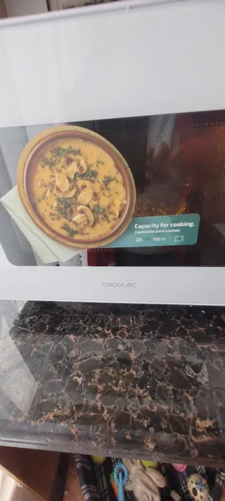 Horno Microondas con Placa Inducción