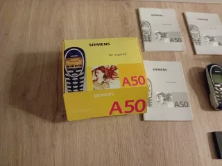 Teléfono Siemens A50 Azul/Blanco