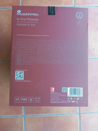 Freidora de Aire MasterPRO nueva