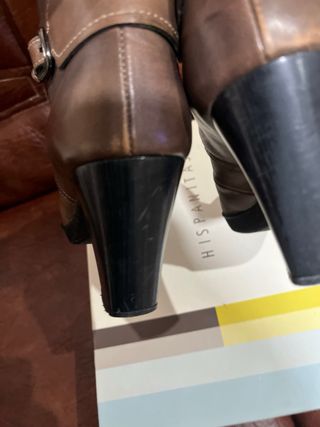 Botín Hispanitas Piel  color Taupe T