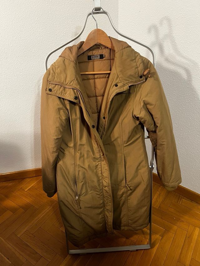 Abrigo 3/4 beige talla S