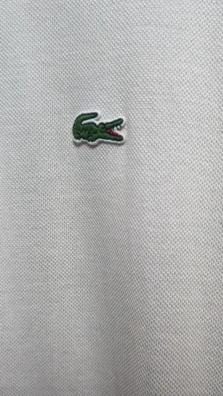 Polo Lacoste Rosa Claro Talla M
