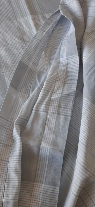 Funda Nórdica 135cm Gris y Blanco