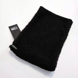 Bufanda Polar Térmica Redonda Unisex Negra