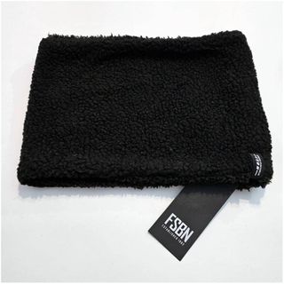 Bufanda Polar Térmica Redonda Unisex Negra