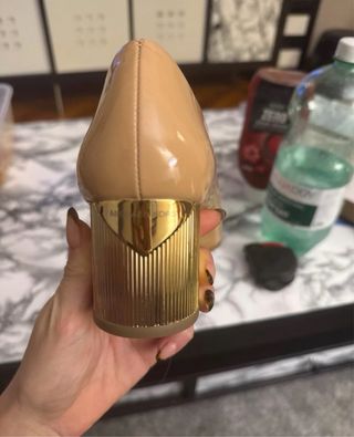 Zapatos Michael Kors Beige Talla 39. 6cm de tacón