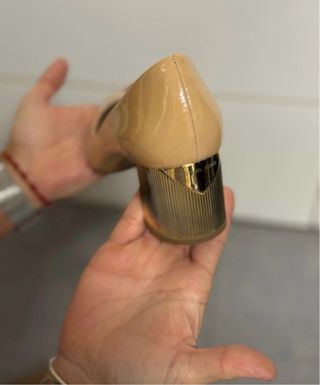 Zapatos Michael Kors Beige Talla 39. 6cm de tacón