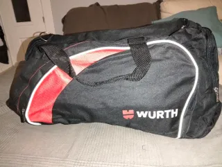 Bolsa de Viaje Deporte Wurth Negra y Roja