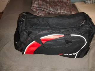 Bolsa de Viaje Deporte Wurth Negra y Roja