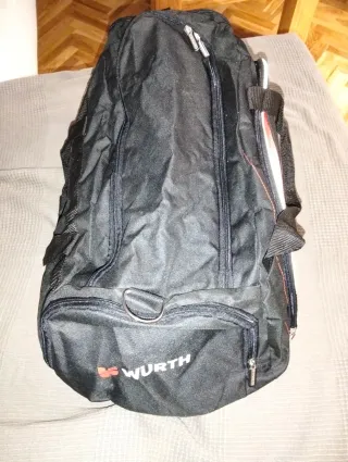 Bolsa de Viaje Deporte Wurth Negra y Roja