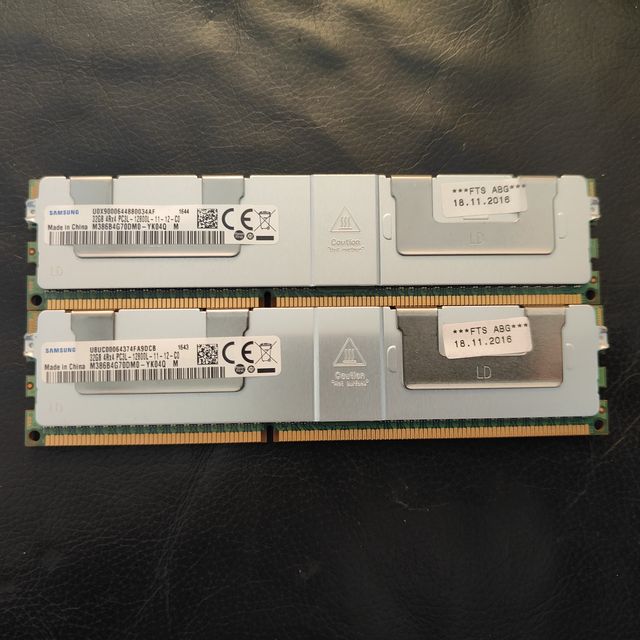 10x Samsung 32GB DDR3 ECC RDIMM