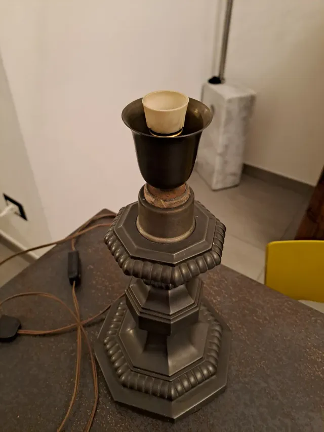 Lampada base ottagonale 30 cm