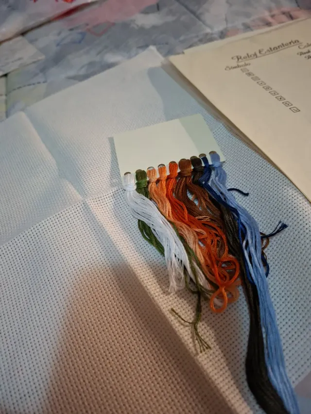 Kit Punto de Cruz Reloj Cocina