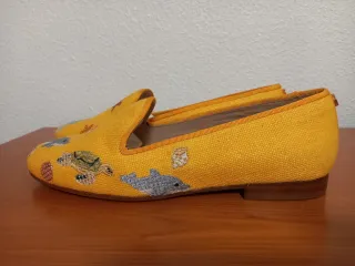 Zapatos Calitas World Mujer Amarillos