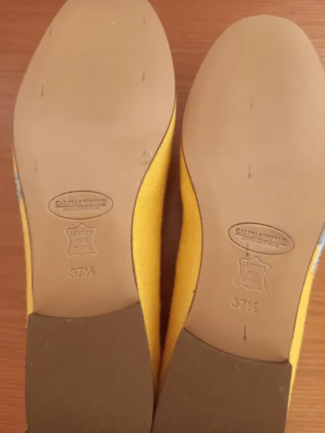 Zapatos Calitas World Mujer Amarillos
