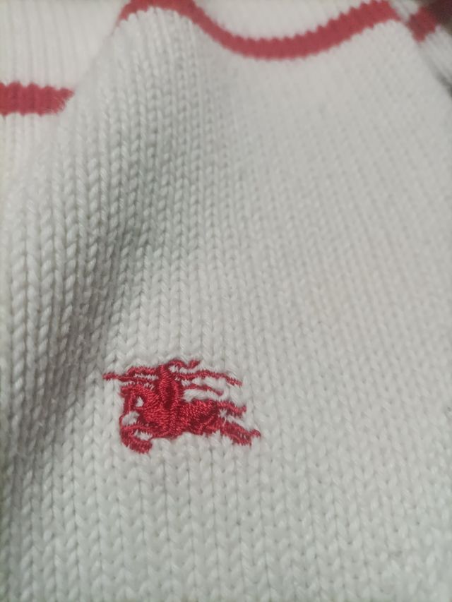 Jersey Burberry Rayas Mujer Talla L