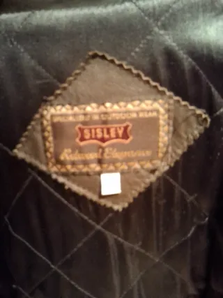 Cazadora Cuero Sisley Marrón Talla XL