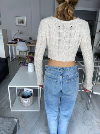 Suéter Zara Beige Talla Única