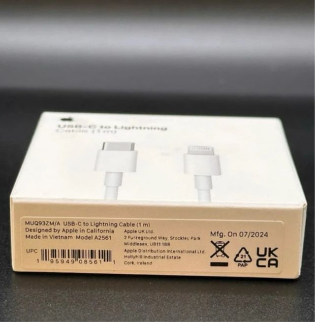 Cable Apple USB-C a Lightning (1m)-Original