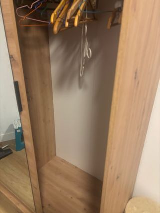 Armario puertas correderas espejo 150x215cm