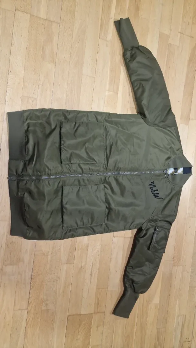 Abrigo Nike Verde Militar Largo