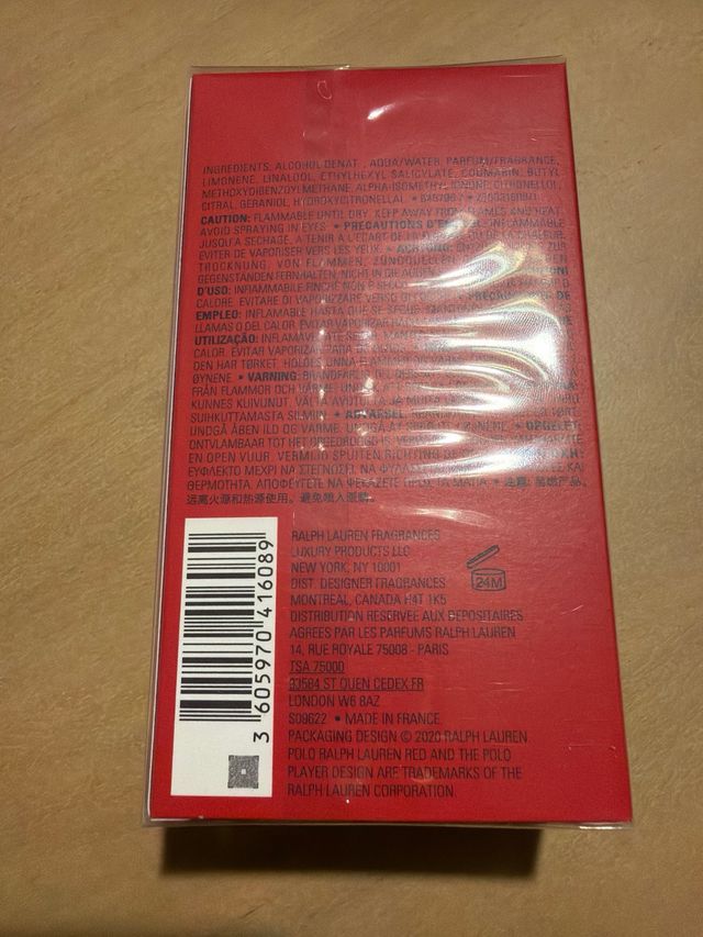 Polo Ralph Lauren Red Eau de Toilette 75ml