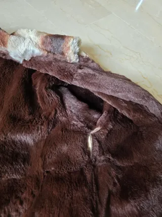 Cappotto invernale vintage beige/marrone