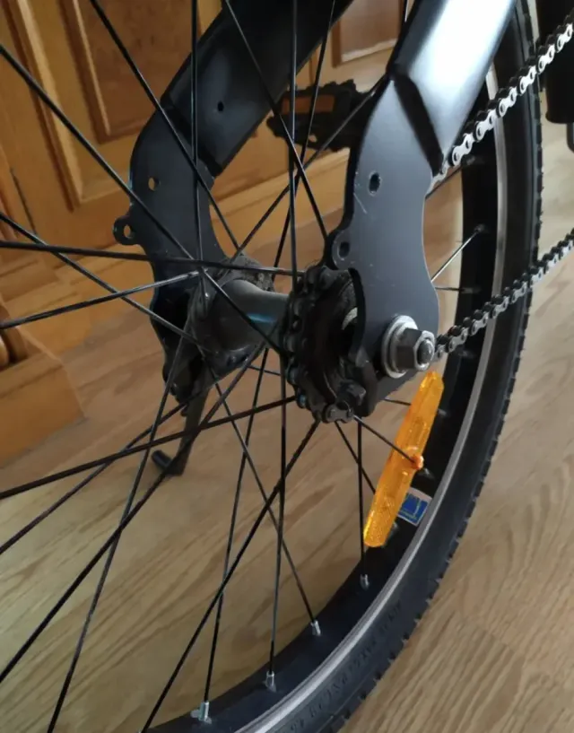 Bicicleta Plegable Negra