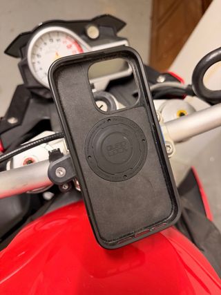Soporte Quad Lock para Moto mas funda