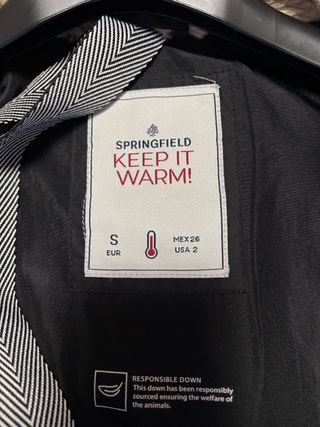 Abrigo Thermolite Mujer Negro