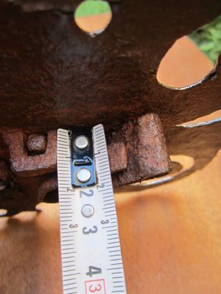 Cerradura antigua forja para arca, arcón o baúl.