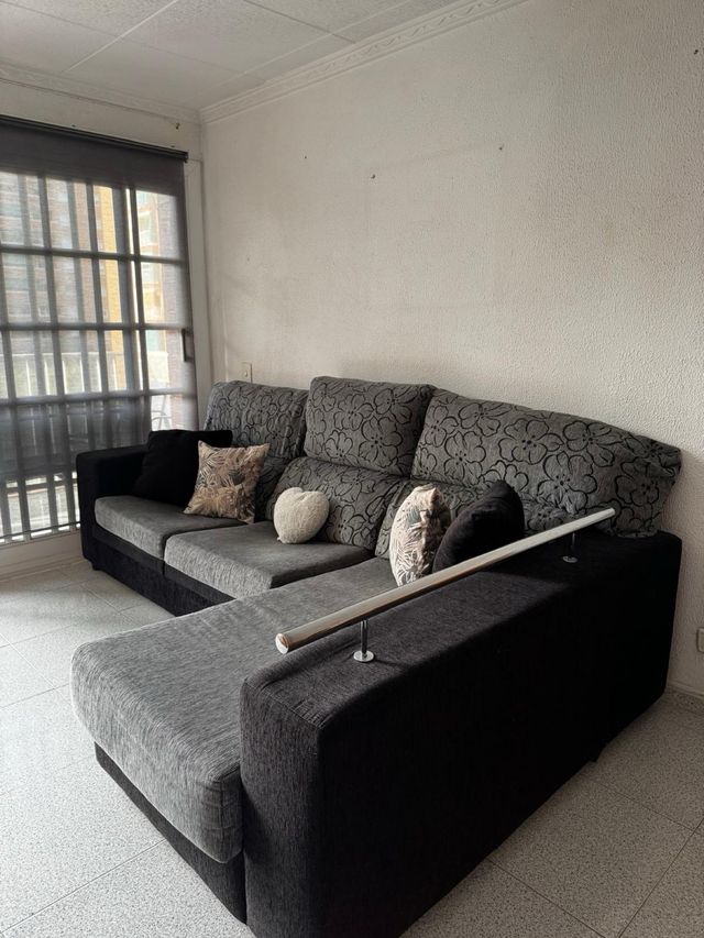 Sofá modular en L tela