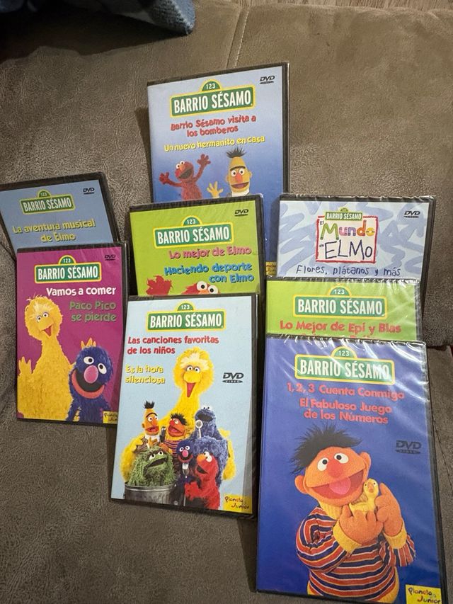 Colección 8 DVDs Barrio Sésamo