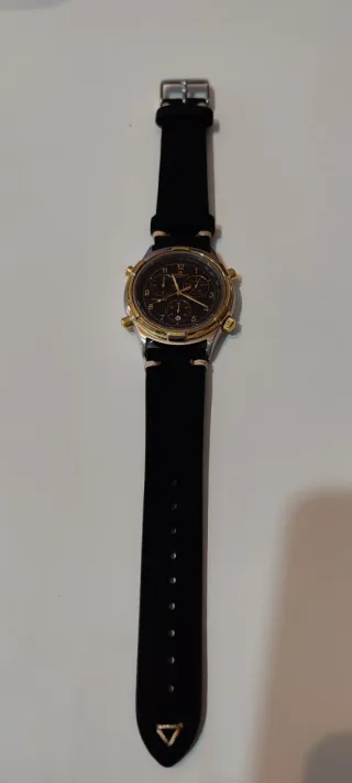 Orologio Lorenz Cronografo Nero e Oro