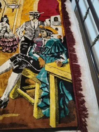 Tapeçaria Veludo Bailarinos Flamenco