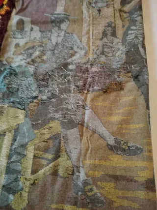 Tapeçaria Veludo Bailarinos Flamenco