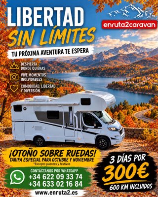 ALQUILER DE AUTOCARAVANAS ¡NUEVAS!