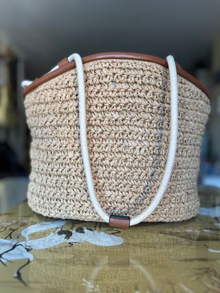Bolso de rafia TOUS