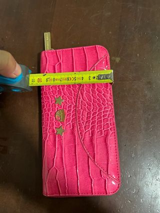 Cartera Chiara Ferragni Rosa Cocodrilo