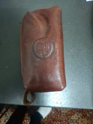 Astuccio PARCO 1923 in pelle marrone