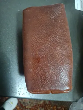 Astuccio PARCO 1923 in pelle marrone