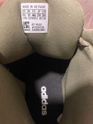 Zapatillas Adidas Hombre Talla 46 Verde Caqui