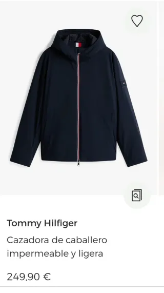 Cazadora Tommy Hilfiger Hombre Azul