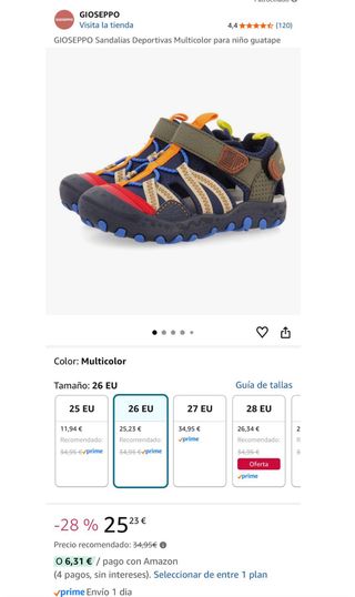 Sandalias Deportivas Gioseppo Niños Multicolor