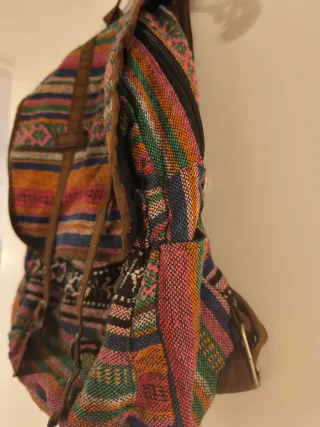 Mochila étnica fabricada en Tailandia